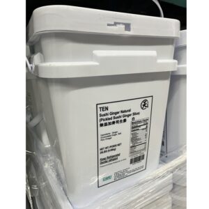 GARI WHITE NATURAL 20LB PAIL